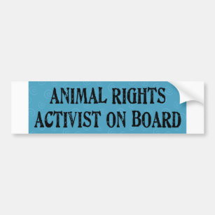 Animal Rights Bumper Stickers - Car Stickers | Zazzle.com.au