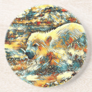 AnimalArt_Bear_010 Coaster