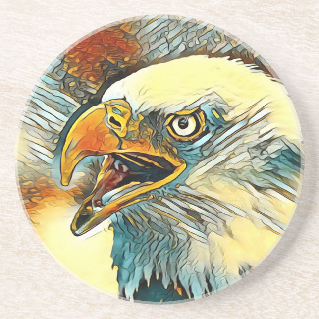 AnimalArt_Bird_003 Coaster (Front)
