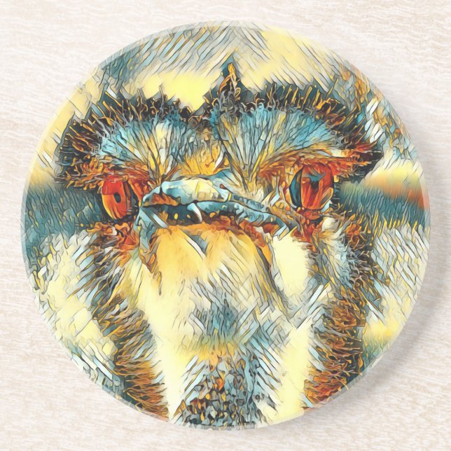 AnimalArt_Bird_008 Coaster (Front)