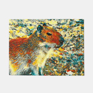 AnimalArt_Capybara_003 Doormat