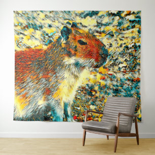 AnimalArt_Capybara_003 Tapestry