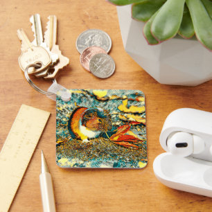 AnimalArt_GuineaPig_001 Key Ring