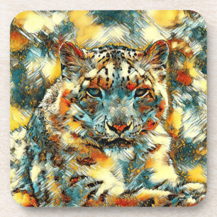 AnimalArt_Leopard_001 Coaster