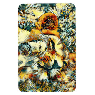 AnimalArt_Lion_008 Magnet