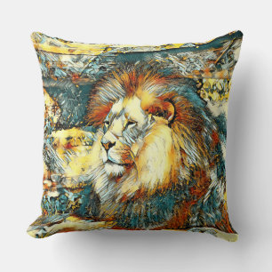 AnimalArt_Lion_033 Cushion
