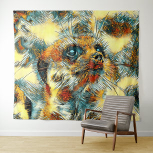 AnimalArt_Meerkat_002 Tapestry