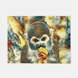 AnimalArt_Monkey_07 Doormat
