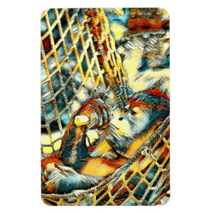 AnimalArt_OrangUtan_002 Magnet