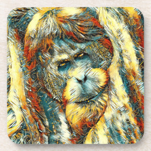 AnimalArt_OrangUtan_006 Coaster