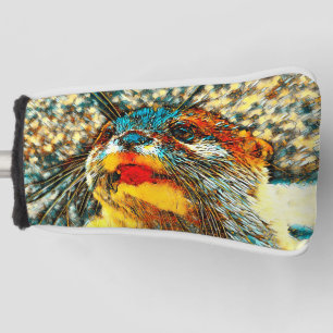AnimalArt_Otter_001 Golf Head Cover