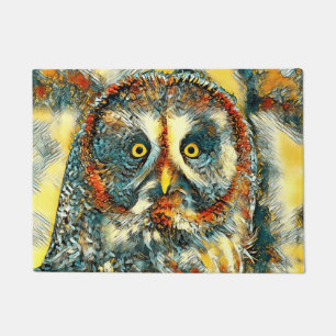AnimalArt_Owl_003 Doormat