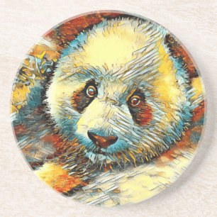 AnimalArt_Panda_001 Coaster