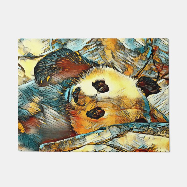 AnimalArt_Panda_002 Doormat (Front)