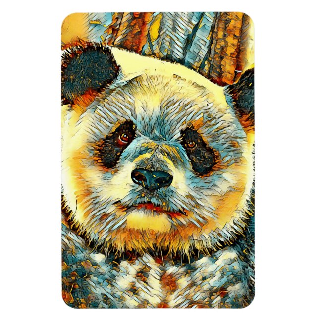 AnimalArt_Panda_014 Magnet (Vertical)