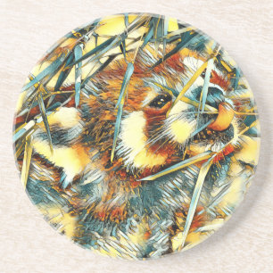 AnimalArt_RedPanda_003 Coaster