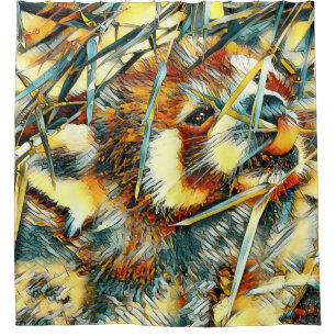 AnimalArt_RedPanda_003 Shower Curtain