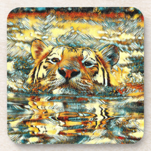 AnimalArt_Tiger_001 Coaster
