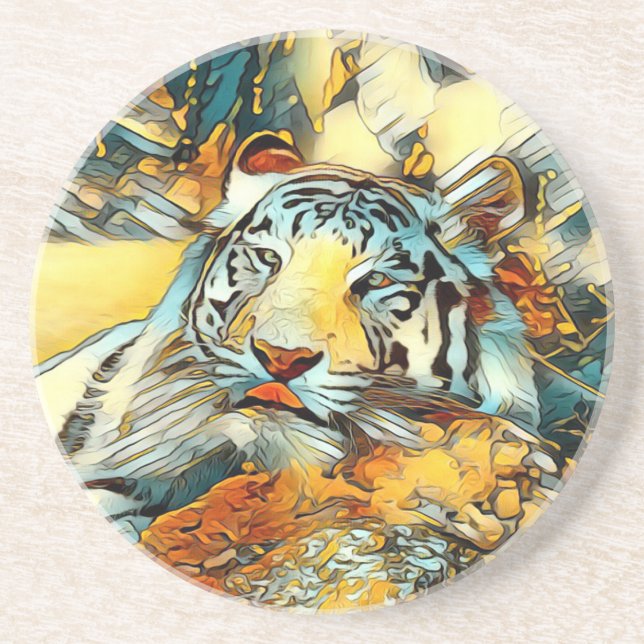 AnimalArt_Tiger_002 Coaster (Front)