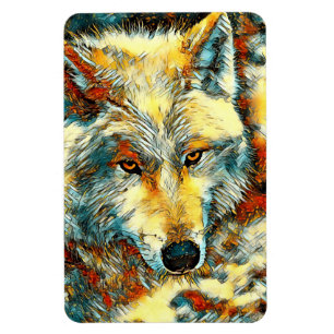 AnimalArt_Wolf_003 Magnet