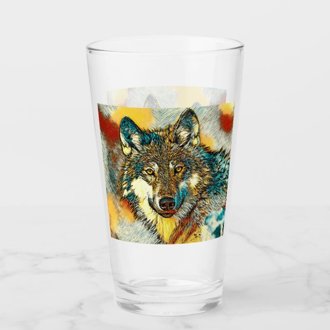 AnimalArt_Wolf_010 Glass (Front)