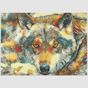 AnimalArt_Wolf_20170602_by_JAMColors Tissue Paper