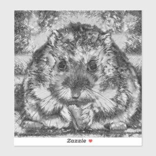 AnimalArtBW_Hamster_001