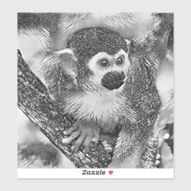 AnimalArtBW_Monkey_002 (Sheet)