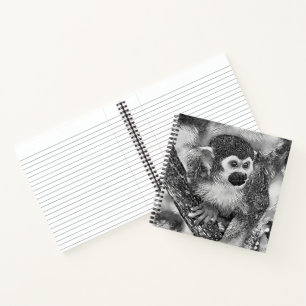 AnimalArtBW_Monkey_002 Notebook