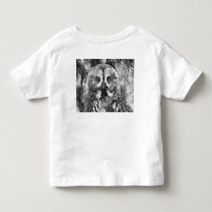 AnimalArtBW_Owl_001 Toddler T-Shirt