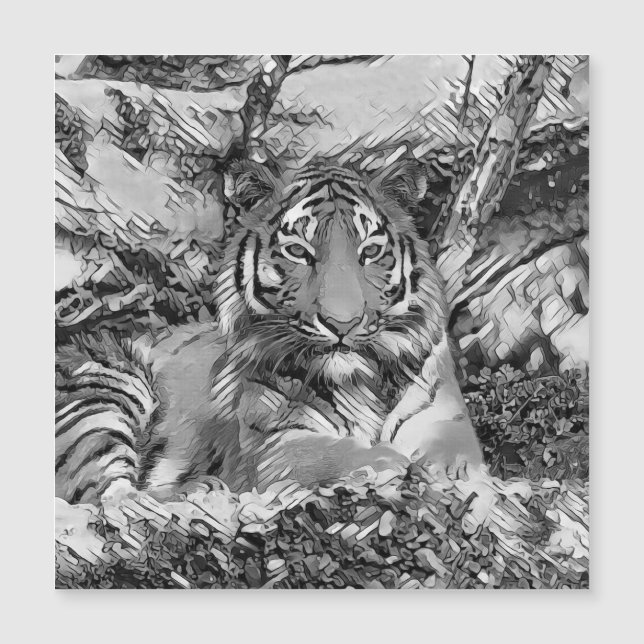 AnimalArtBW_Tiger_001 (Front)