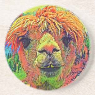AnimalColor_Alpaca_003 Coaster