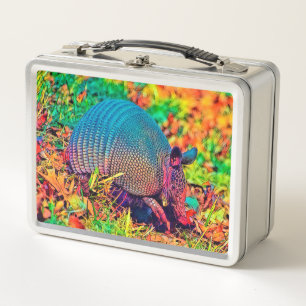 AnimalColor_Armadillo_001 Metal Lunch Box
