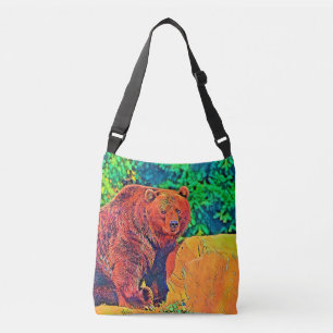 AnimalColor_Bear_001 Crossbody Bag