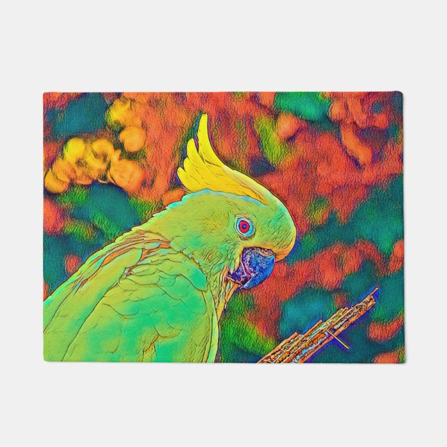 AnimalColor_Bird_003 Doormat (Front)