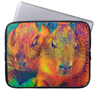 AnimalColor_Capybara_07 Laptop Sleeve