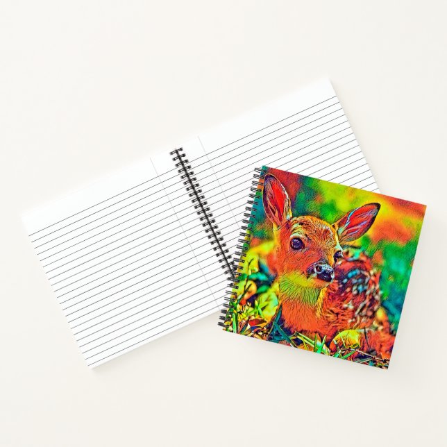 AnimalColor_Deer_002 Notebook (Inside)