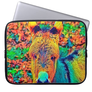 AnimalColor_Donkey_001 Laptop Sleeve