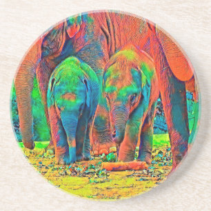 AnimalColor_Elephant_001 Coaster