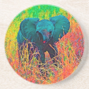 AnimalColor_Elephant_002 Coaster