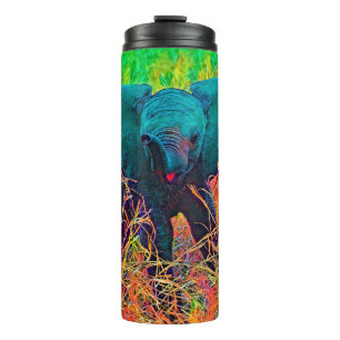 AnimalColor_Elephant_002 Thermal Tumbler