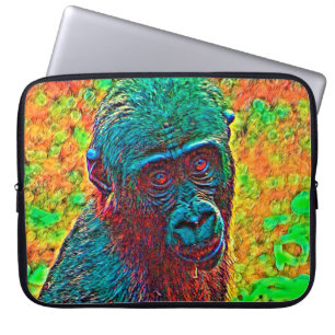 AnimalColor_Gorilla_001 Laptop Sleeve