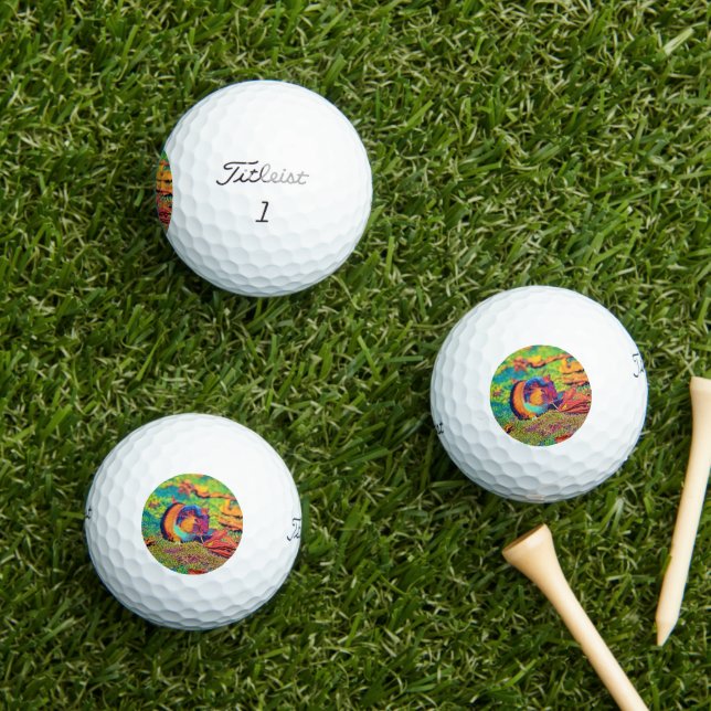 AnimalColor_Guinea_001 Golf Balls (Insitu Grass)