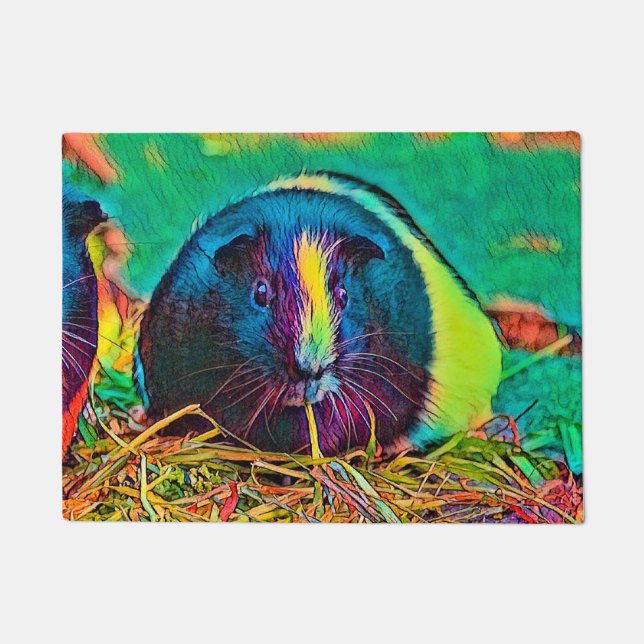 AnimalColor_Guineapig_002 Doormat (Front)