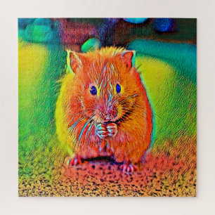 AnimalColor_Hamster_001_by_JAMColors Jigsaw Puzzle