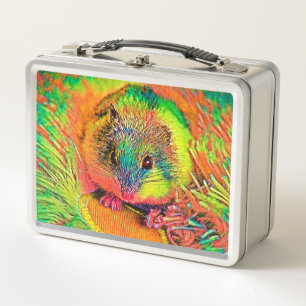 AnimalColor_Hamster_002 Metal Lunch Box