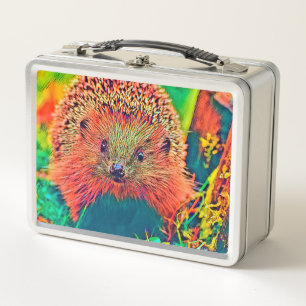 AnimalColor_Hedgehog_002 Metal Lunch Box