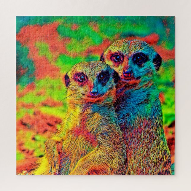 AnimalColor_Meerkat_002 Jigsaw Puzzle (Vertical)