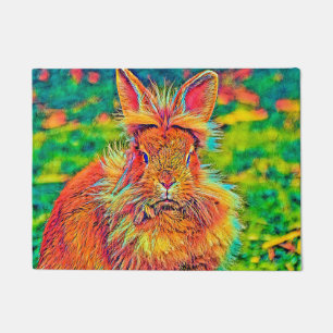 AnimalColor_Rabbit_004 Doormat