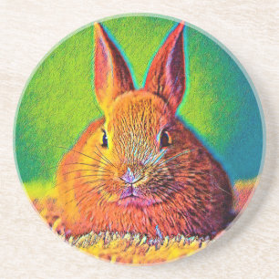 AnimalColor_Rabbit_07 Coaster